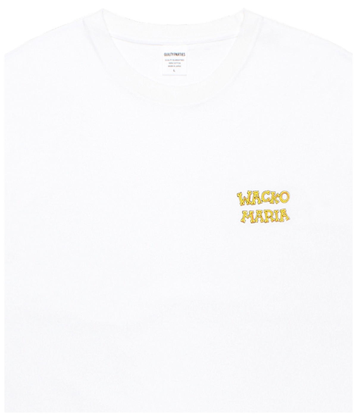 TIM LEHI / WASHED HEAVY WEIGHT T-SHIRT【WHITE】｜WACKO MARIA