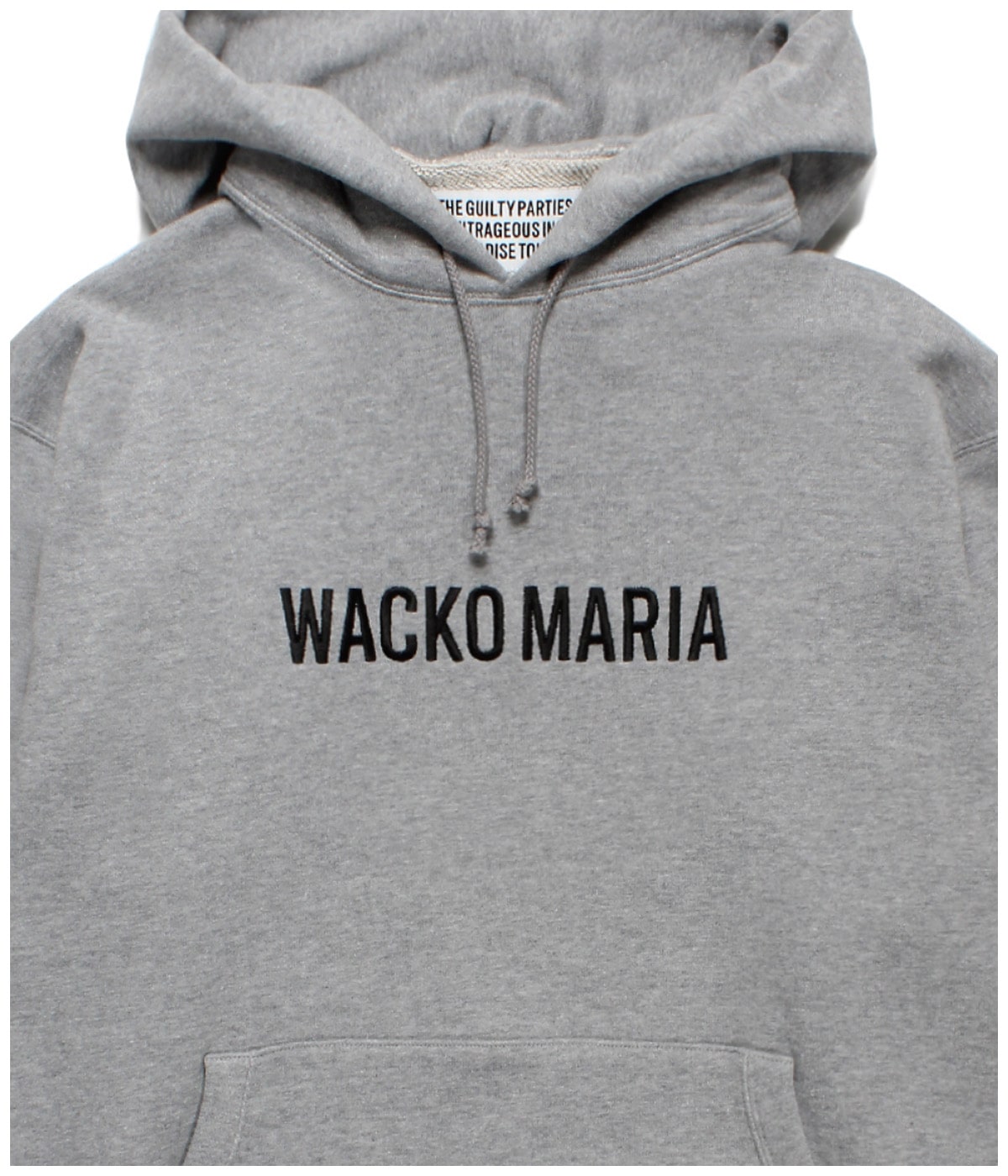 MIDDLE WEIGHT PULLOVER HOODED SWEAT SHIRT【GRAY】｜WACKO MARIA