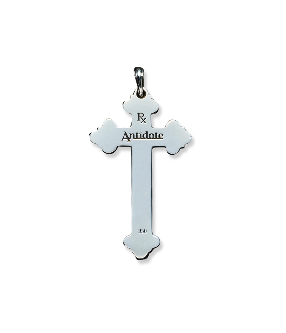 Engraved Large Cross Pendant【SILVER950】｜Antidote BUYERS CLUB 