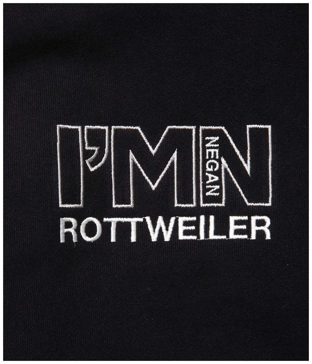 WALKING DOG ZIP PARKA【BLACK】