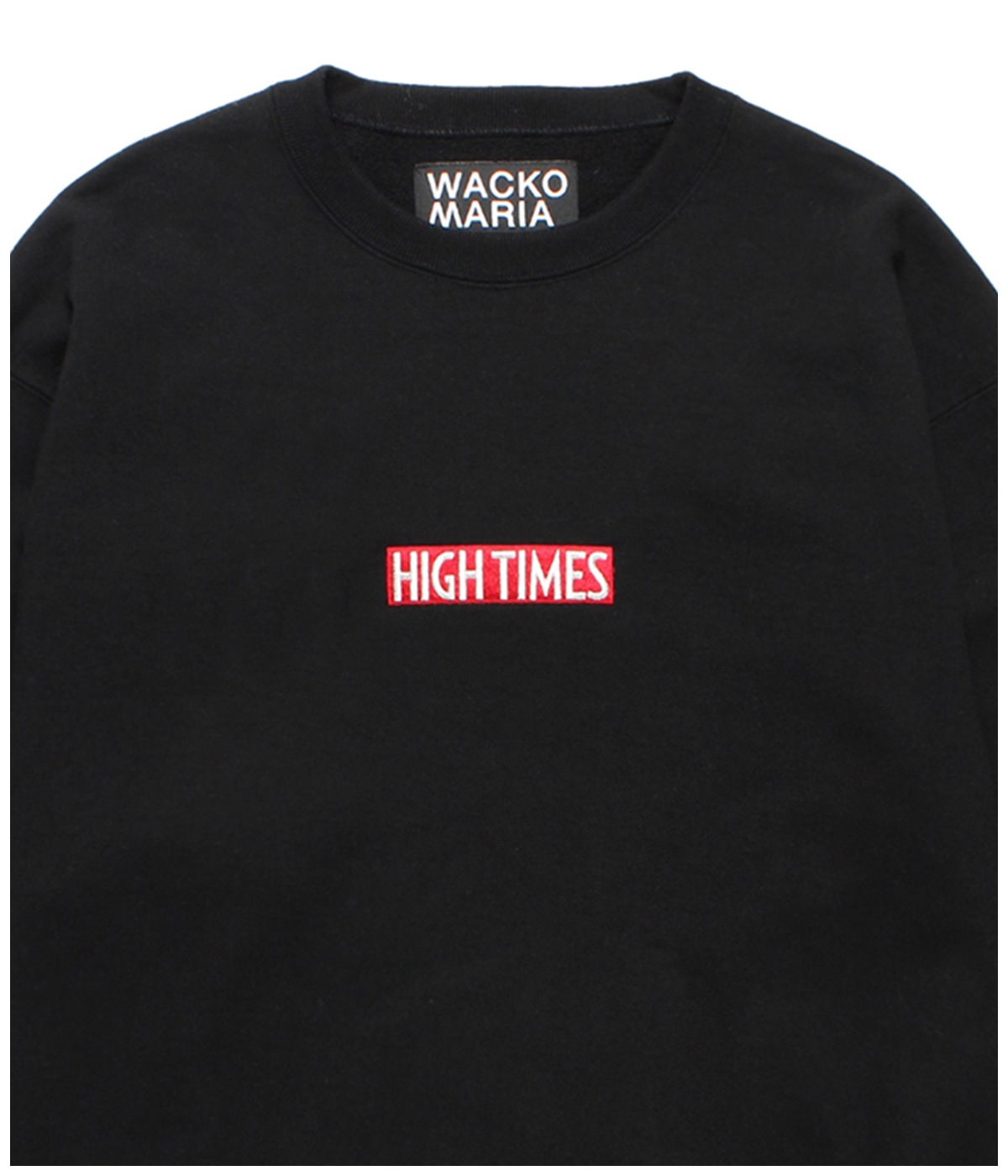 HIGHTIMES / HEAVY WEIGHT SWEAT SHIRT【BLACK】｜WACKO MARIA