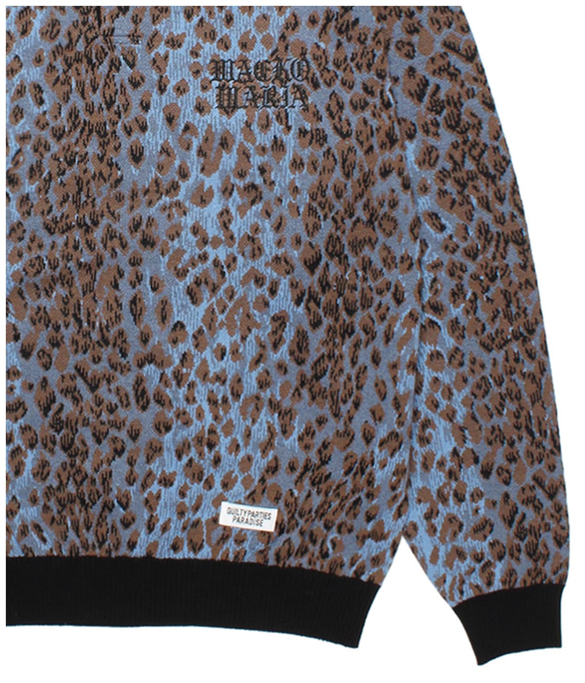 トップス Wackomaria LEOPARD KNIT JACQUARD POLO LEOPARD JACQUARD KNIT POLO SHIRT-WACKO MARIA(ワコマリア)の
