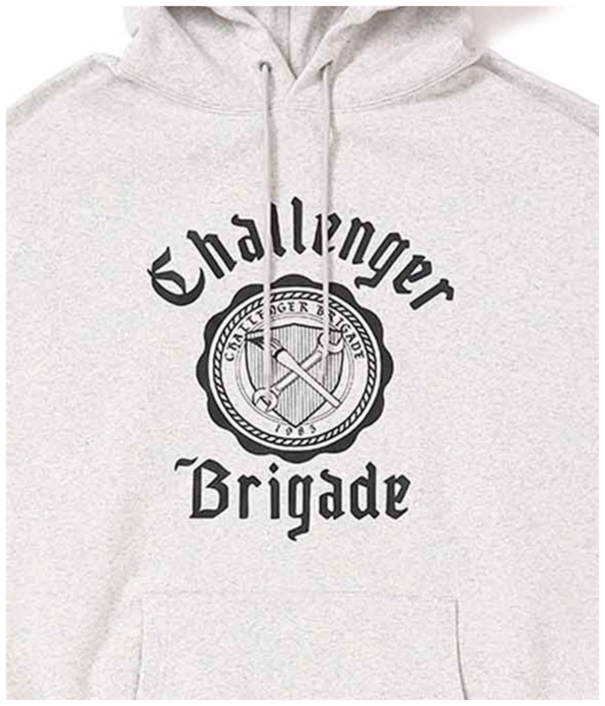 COLLEGE HOODIE【GRAY】｜CHALLENGER｜MELTING POT（正規取扱店・通販）