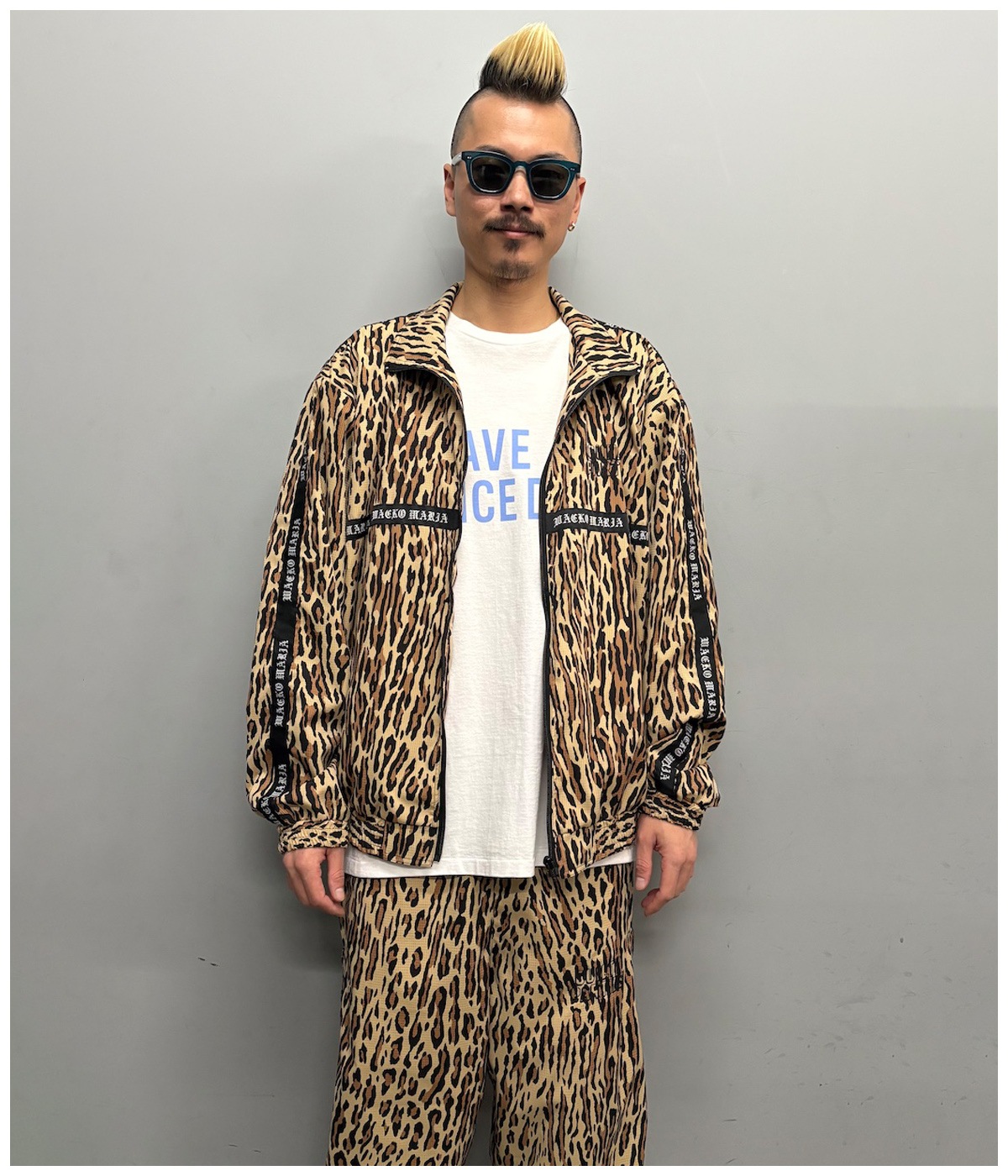 NANGA / LEOPARD TRACK JACKET【BEIGE】