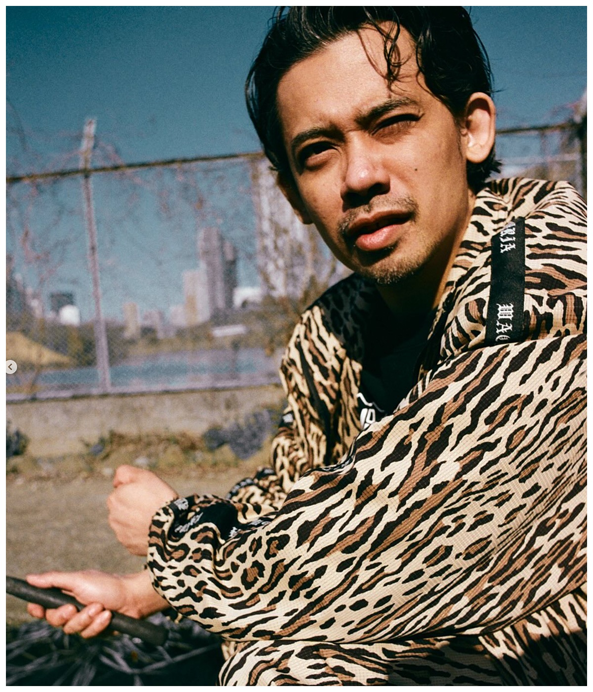 NANGA / LEOPARD TRACK JACKET【BEIGE】