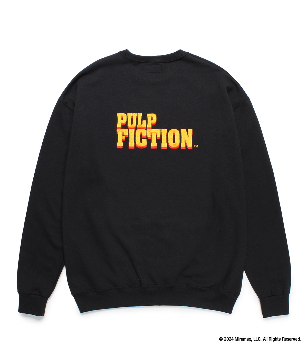 夏限定セール Wacko Maria PULP FICTION トレーナー PULP FICTION / SWEAT SHIRT (TYPE-1)【BLACK】｜WACKO MARIA｜MELTING