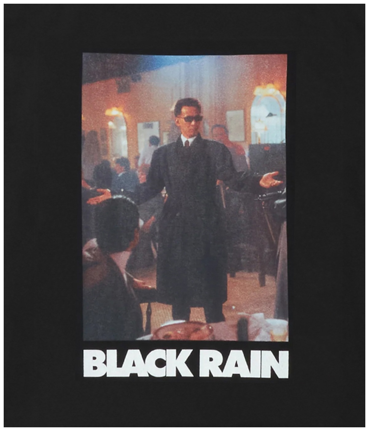 『Black Rain』tee dos【BLACK】