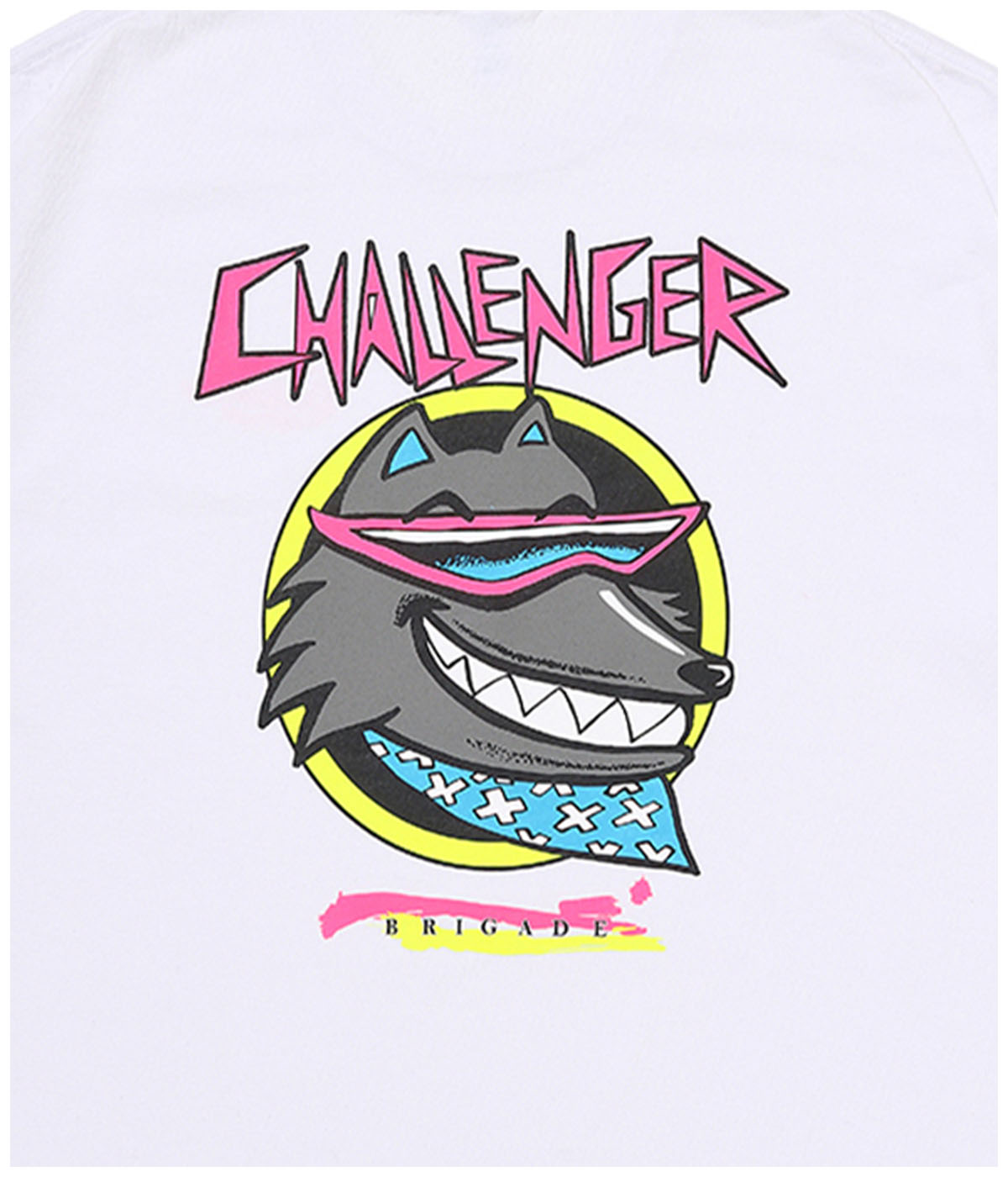 NEON WOLF TEE【WHITE】