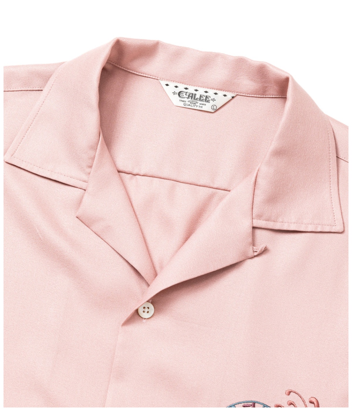 MIHO MURAKAMI EMBROIDERY SH【PINK】｜CALEE｜MELTING POT（正規取扱