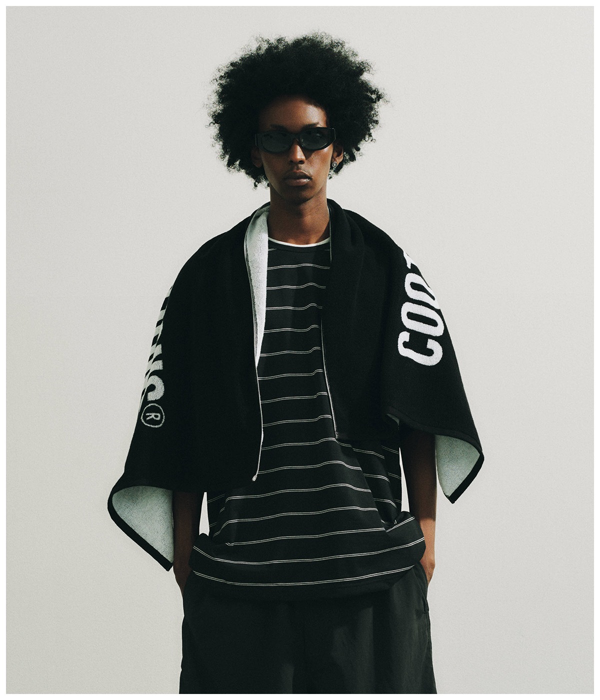 Dry Tech Jersey Boder S/S Tee【BLACK】