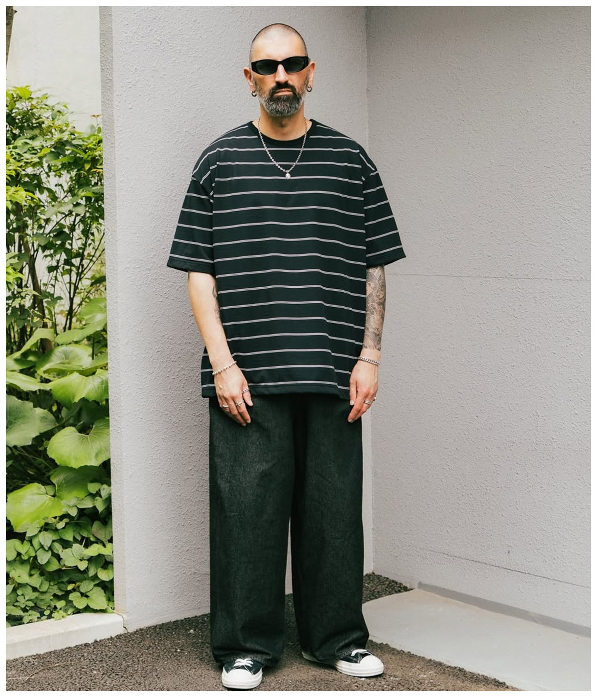 Dry Tech Jersey Boder S/S Tee【BLACK】