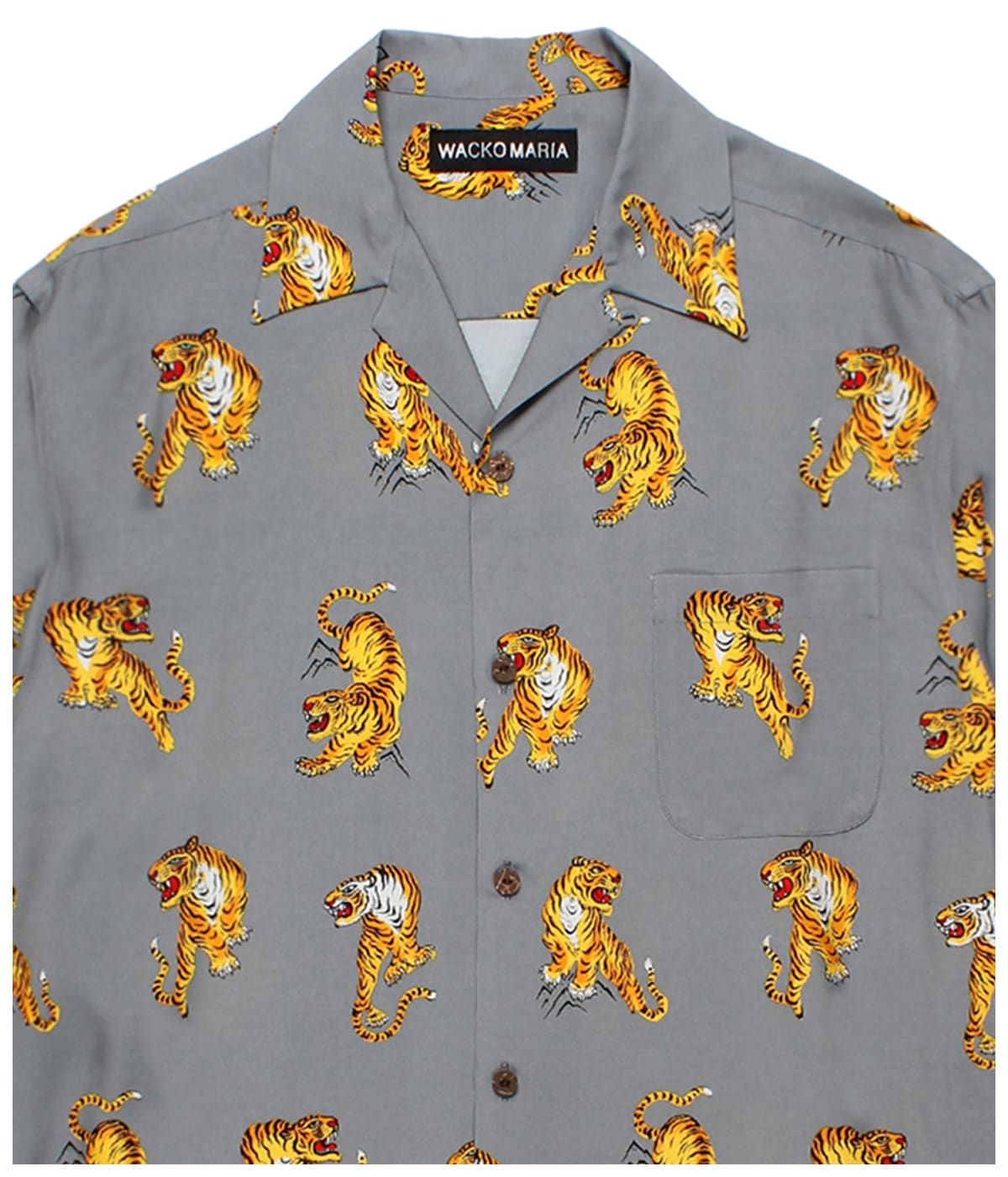 TIM LEHI / HAWAIIAN SHIRT【GRAY】｜WACKO MARIA｜MELTING POT（正規