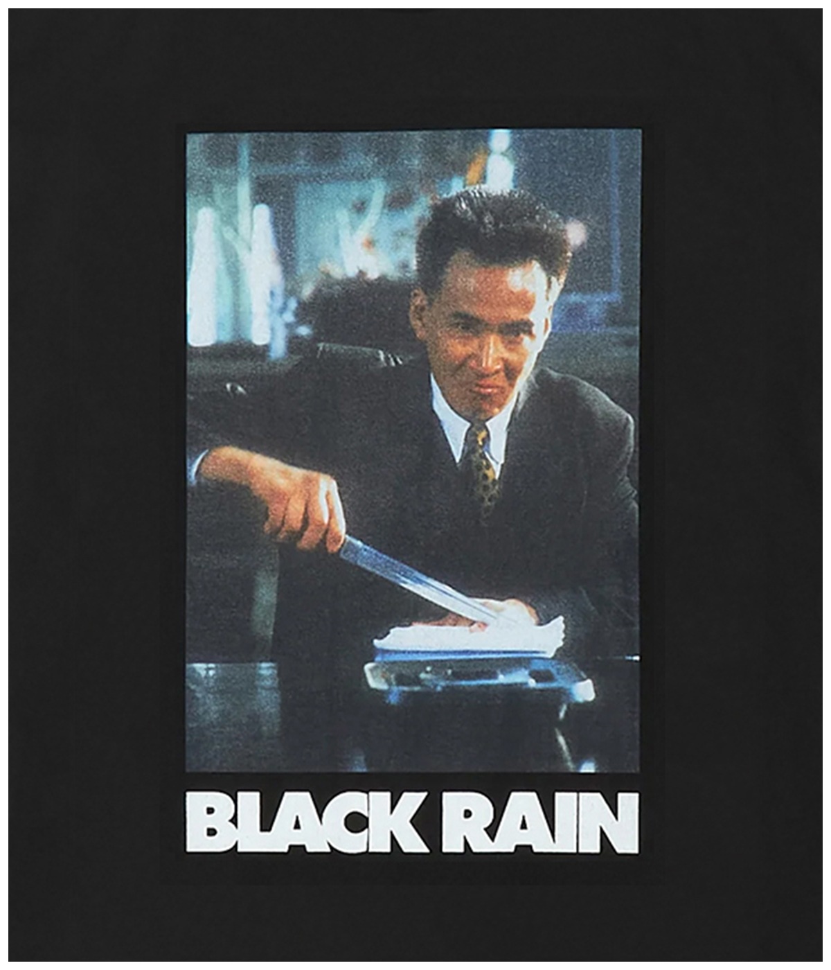 『Black Rain』tee uno【BLACK】