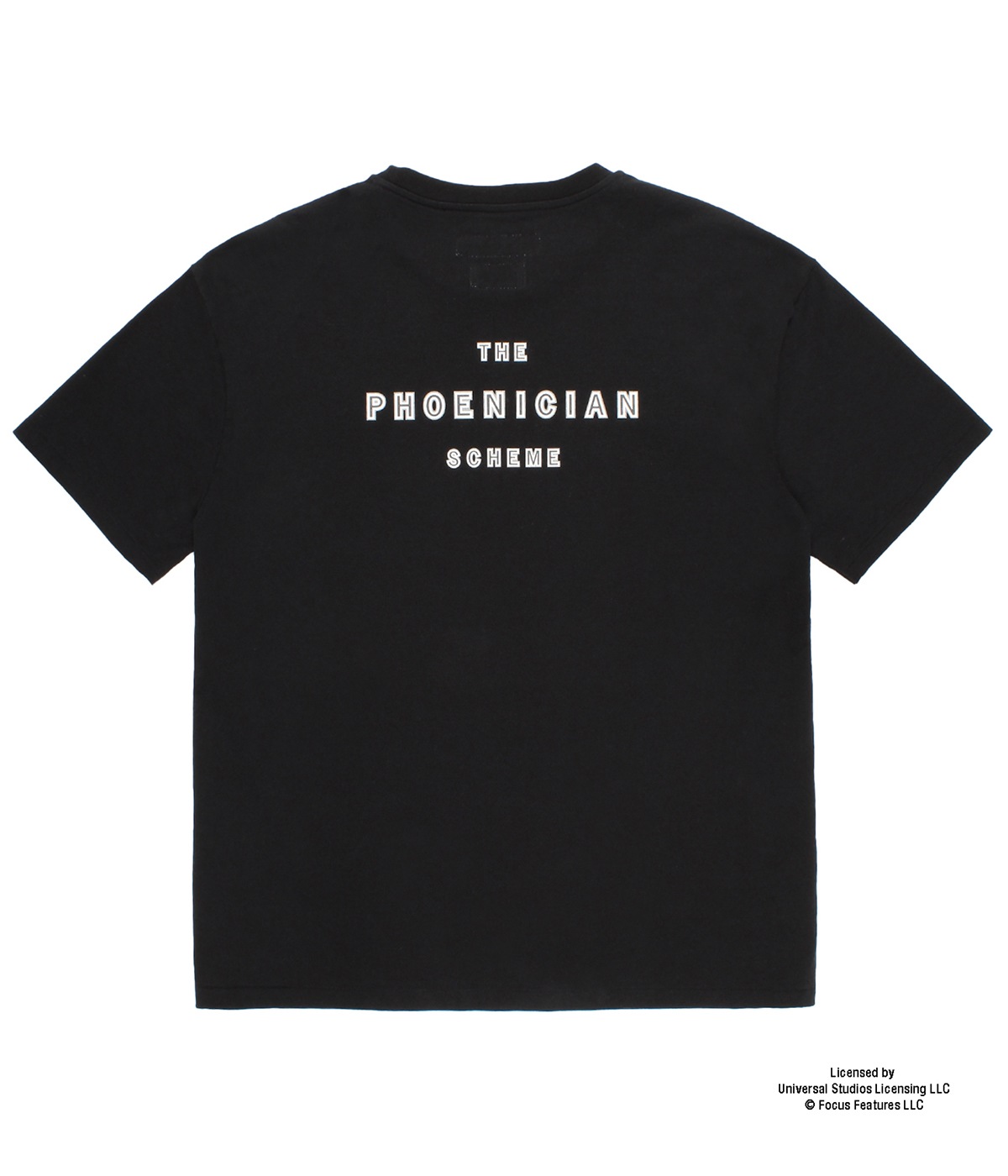 THE PHOENICIAN SCHEME / WASHED HEAVY WEIGHT T-SHIRT (TYPE-1)【BLACK】