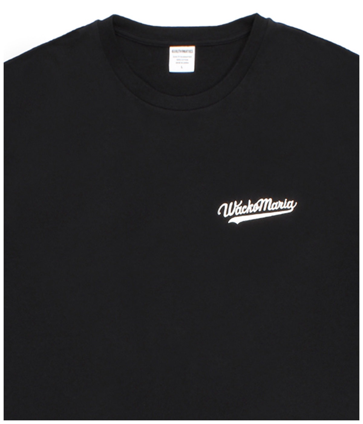WASHED HEAVY WEIGHT T-SHIRT (TYPE-6)【BLACK】｜WACKO MARIA