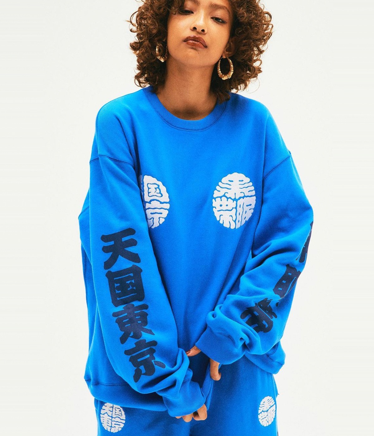 BlackEyePatch / SWEAT PANTS【BLUE】｜WACKO MARIA｜MELTING POT 