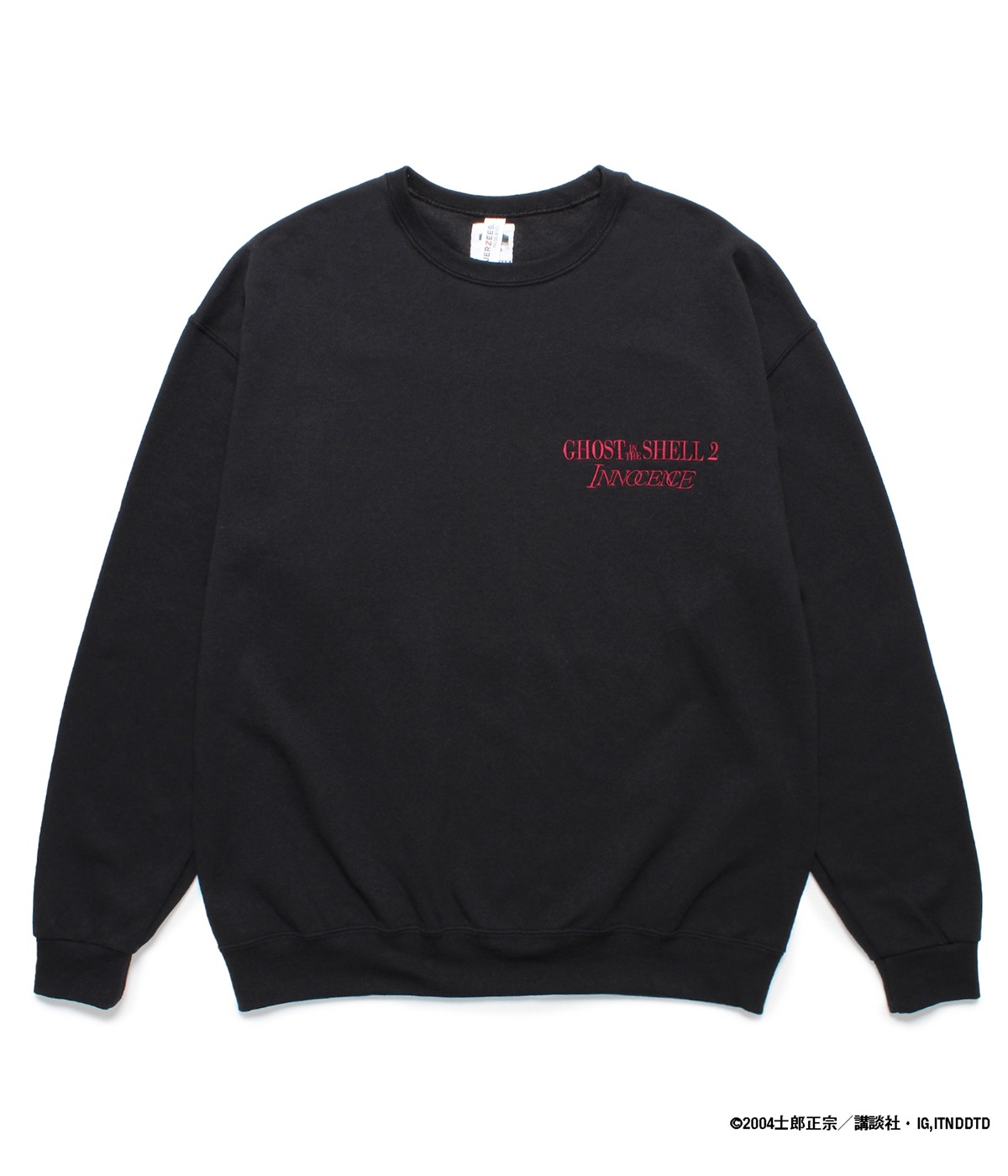 XL黒【WACKOMARIA】INNOCENCE SWEAT/新品タグ付/送料込 GHOST IN THE SHELL 2.0 INNOCENCE / 攻殻機動隊 / SWEAT SHIRT