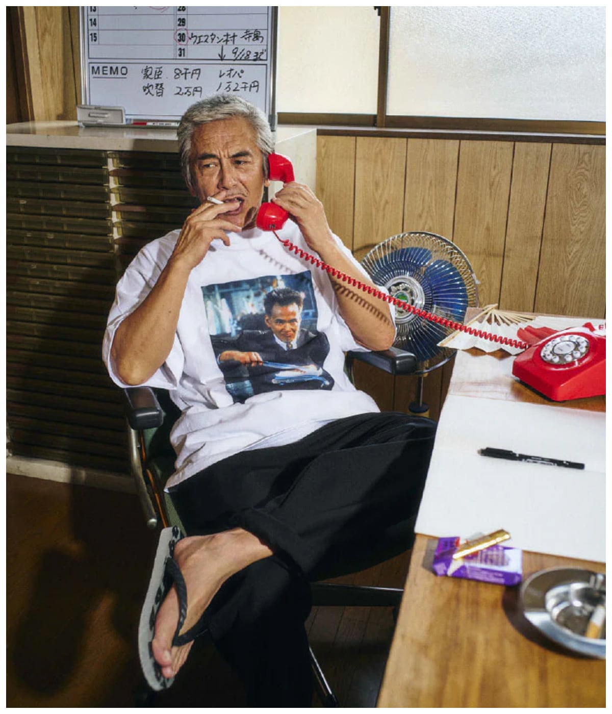 『Black Rain』tee uno【WHITE】