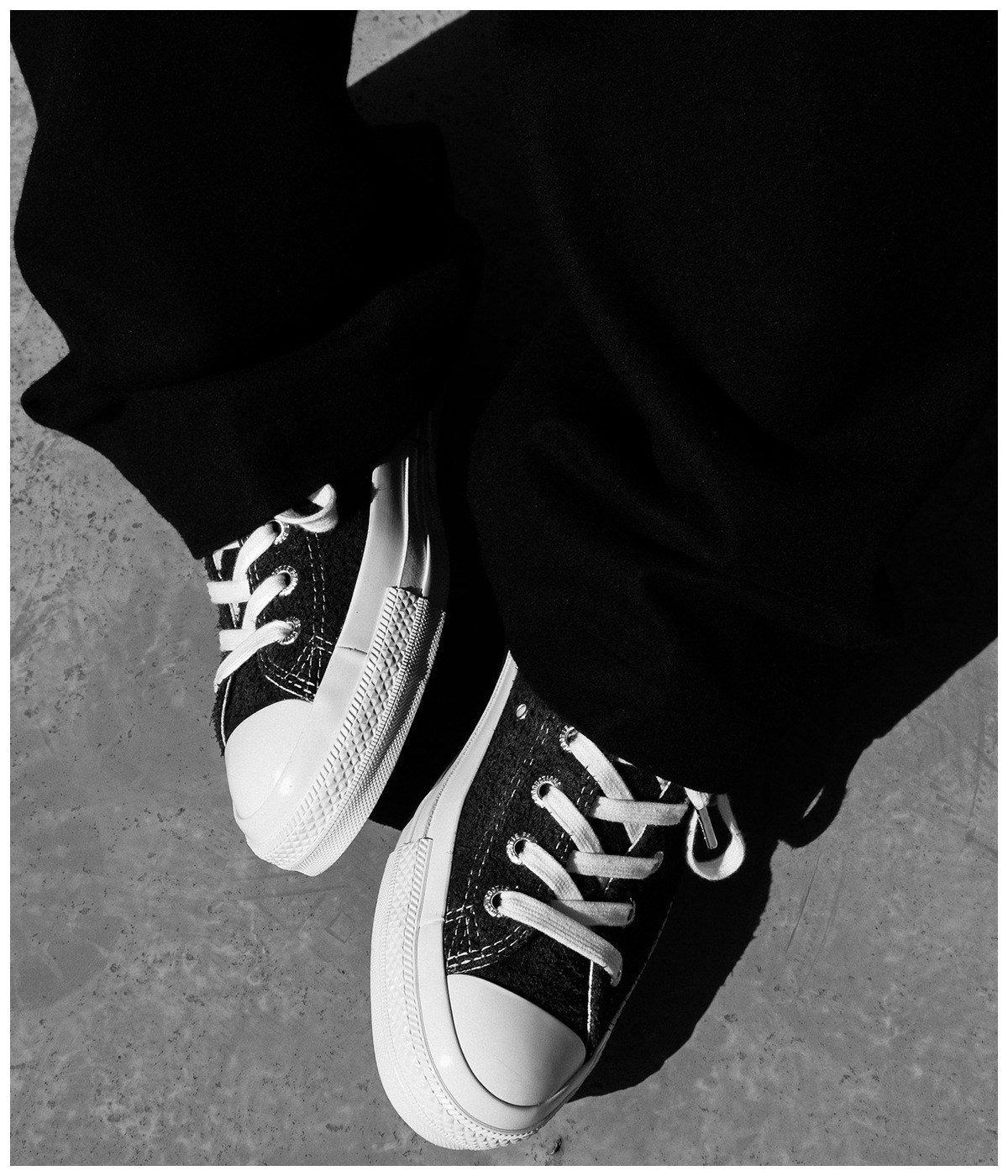 SUEDE ALL STAR AGED OX  (Cootie Productions®︎) 【BLACK】