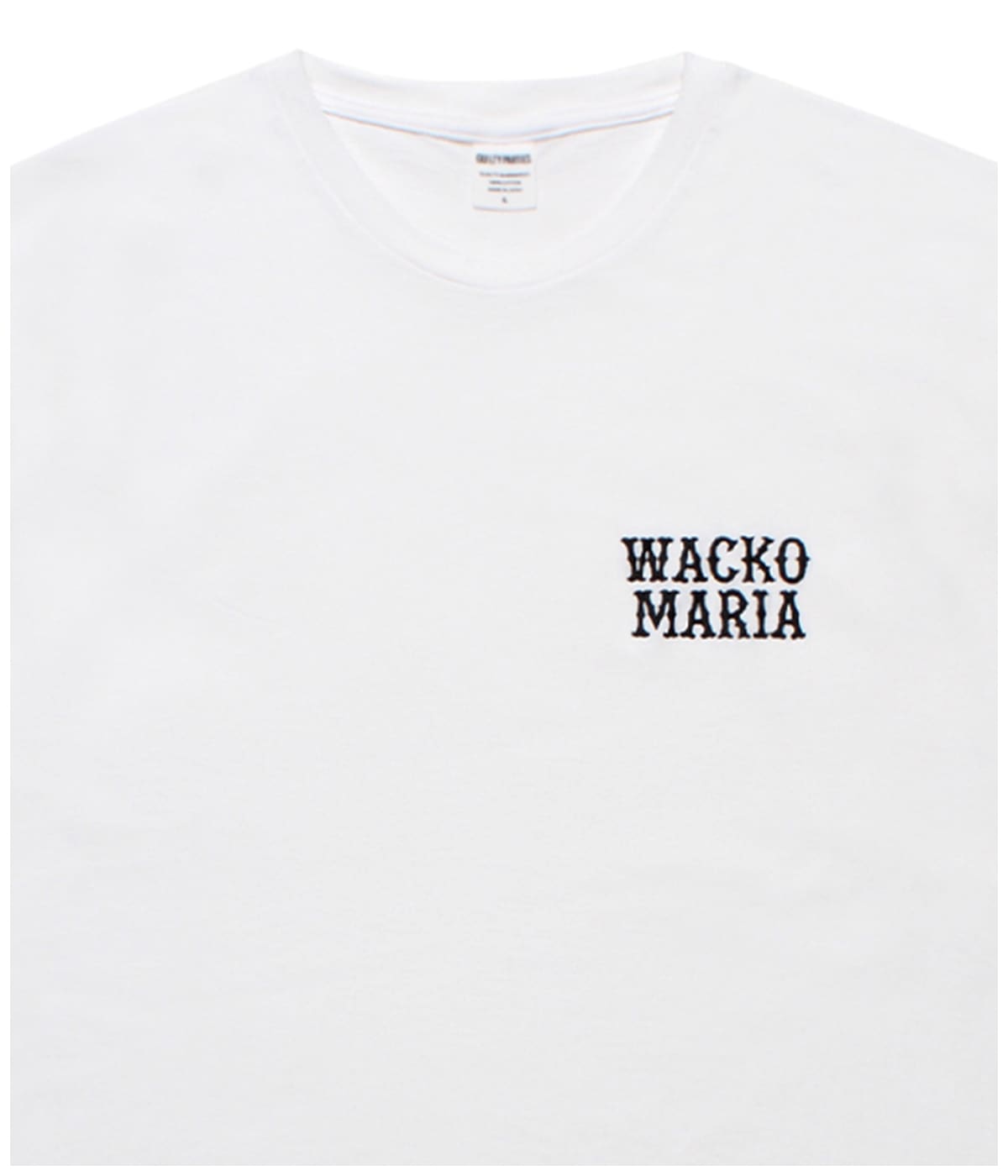 WASHED HEAVY WEIGHT T-SHIRT (TYPE-2)【WHITE】｜WACKO MARIA