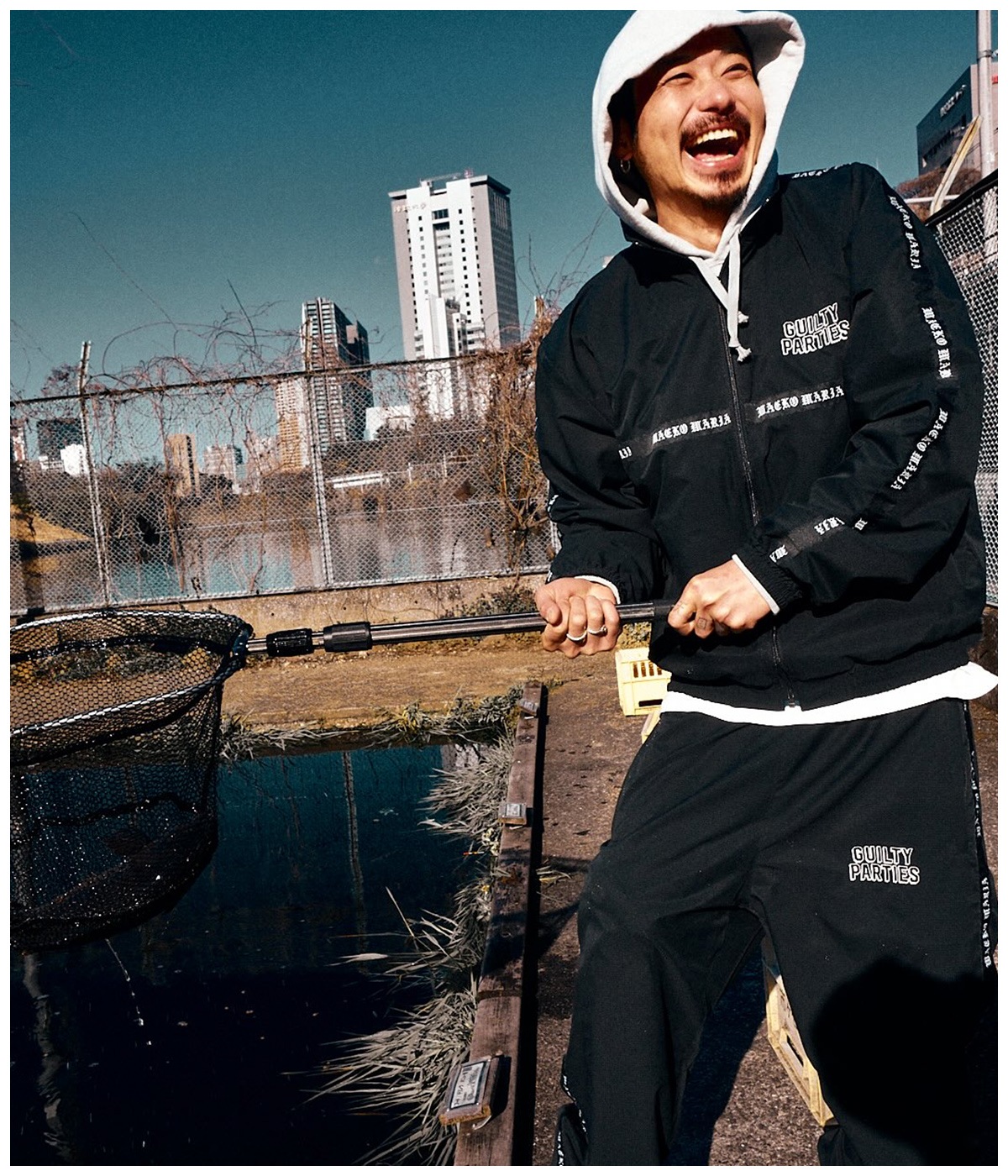NANGA / TRACK JACKET【BLACK】｜WACKO MARIA｜MELTING POT（正規取扱