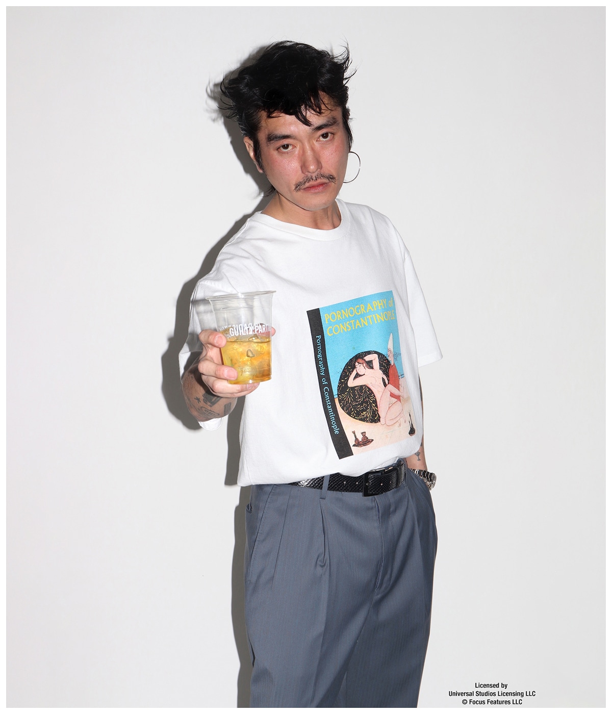 THE PHOENICIAN SCHEME / WASHED HEAVY WEIGHT T-SHIRT (TYPE-1)【WHITE】