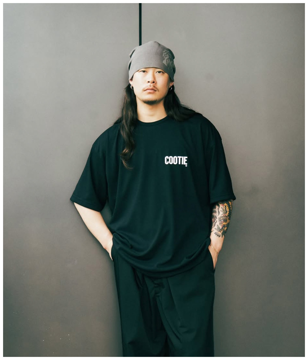 Dry Tech Jersey Oversized S/S Tee【BLACK】｜COOTIE PRODUCTIONS