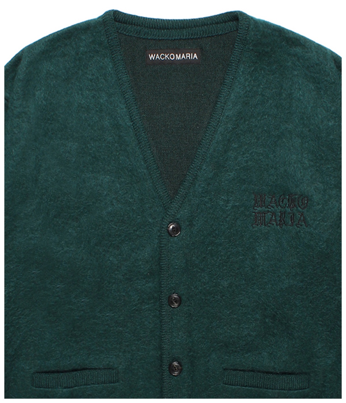 MOHAIR KNIT CARDIGAN【GREEN】｜WACKO MARIA｜MELTING POT（正規取扱