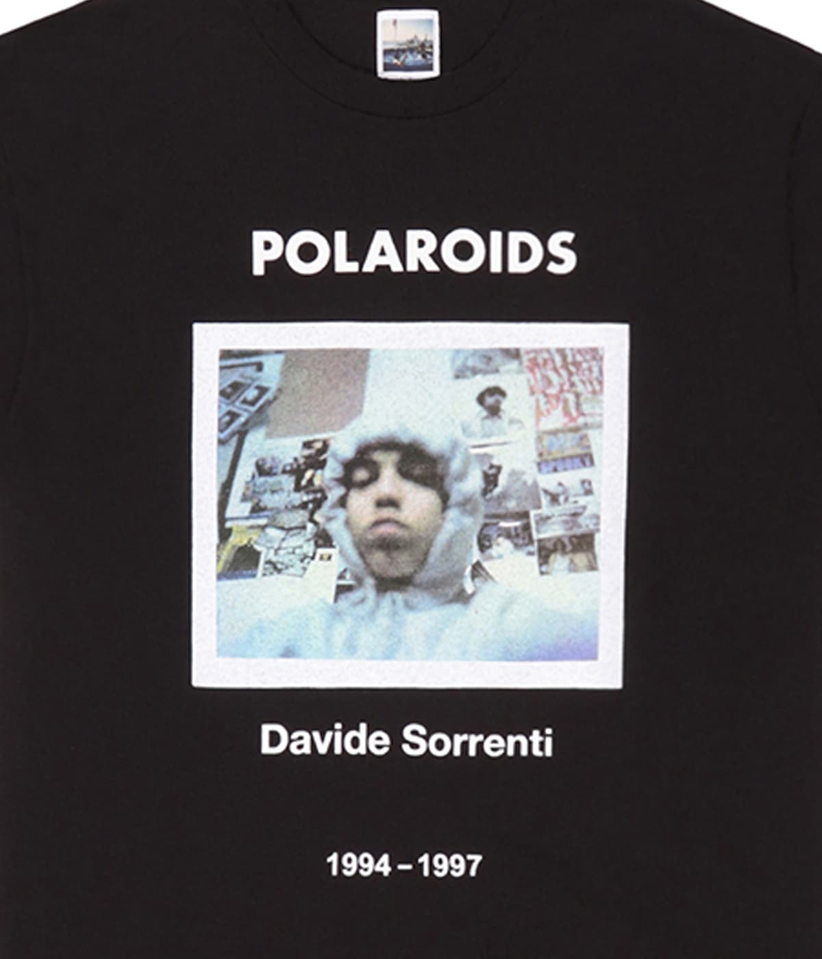DAVIDE SORRENTI / CREW NECK T-SHIRT (TYPE-1)【BLACK】｜WACKO MARIA