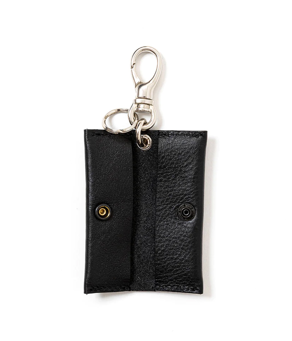 STUDS LEATHER ASSORT KEY RING -TYPE III- C【BLACK】｜CALEE