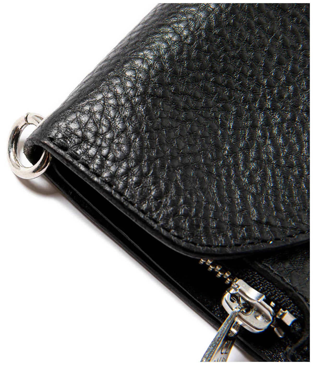 SILVER STAR CONCHO LEATHER LONG WALLET【BLACK】｜CALEE｜MELTING