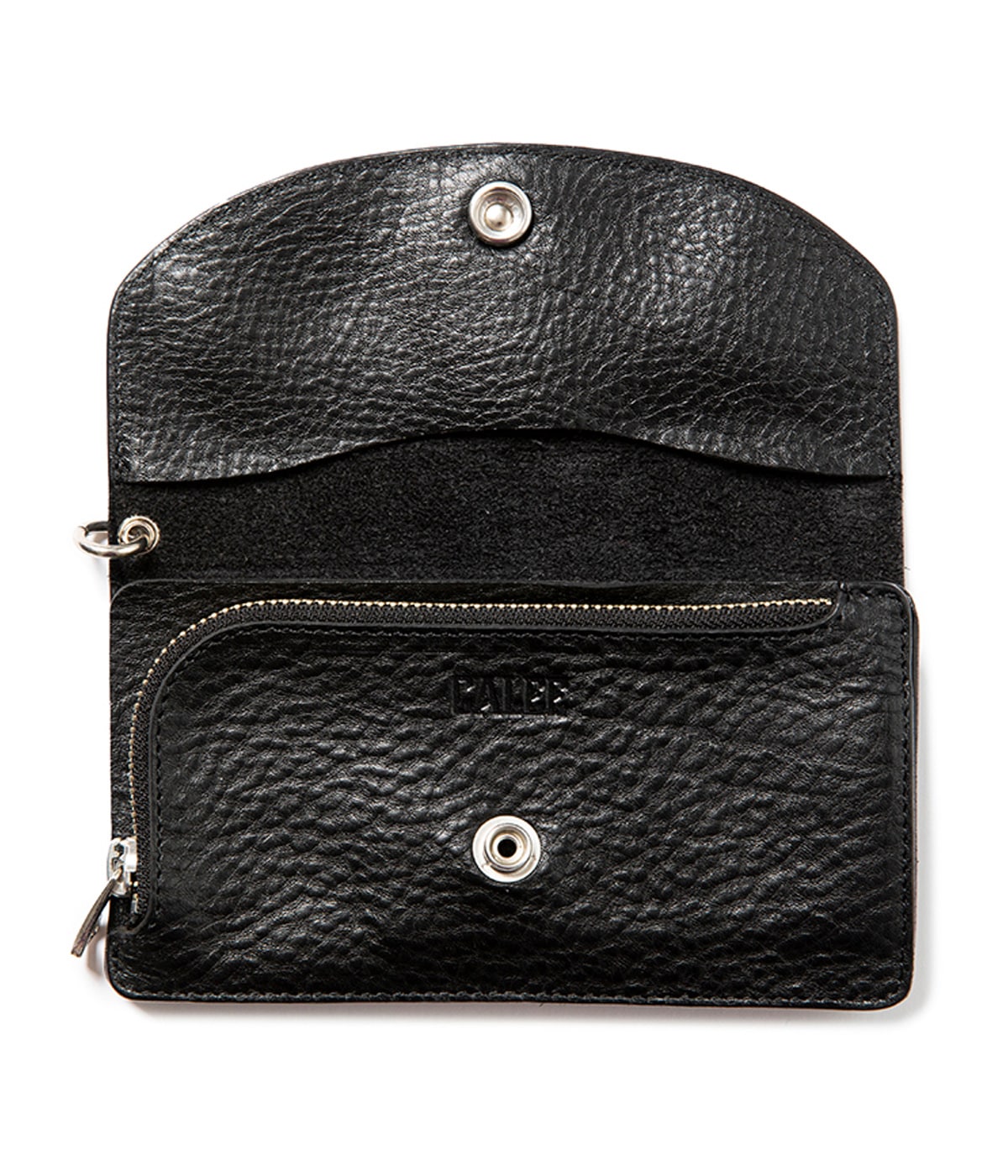 SILVER STAR CONCHO LEATHER LONG WALLET【BLACK】｜CALEE｜MELTING