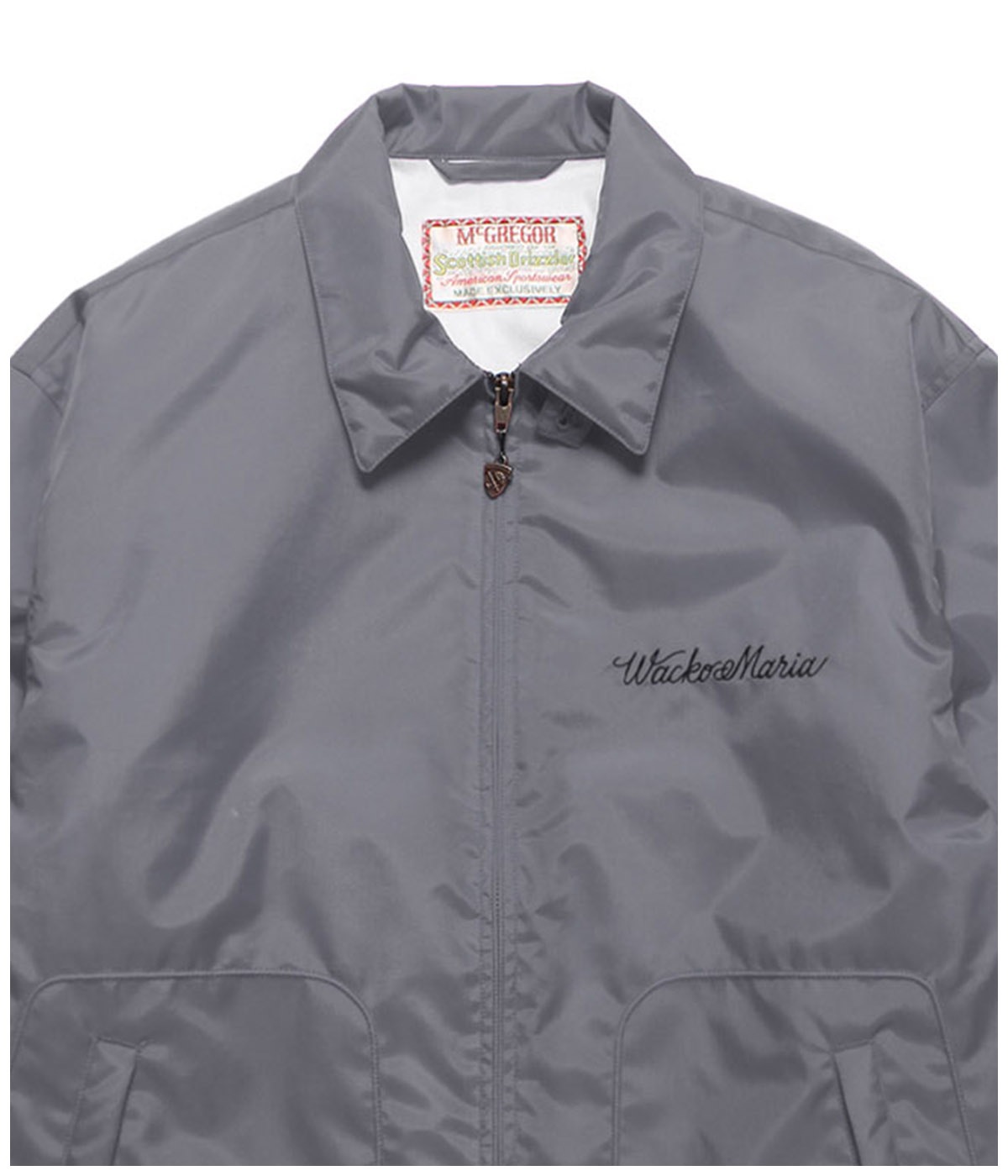MCGREGOR / NYLON DRIZZLER JACKET【GRAY】｜WACKO MARIA｜MELTING POT