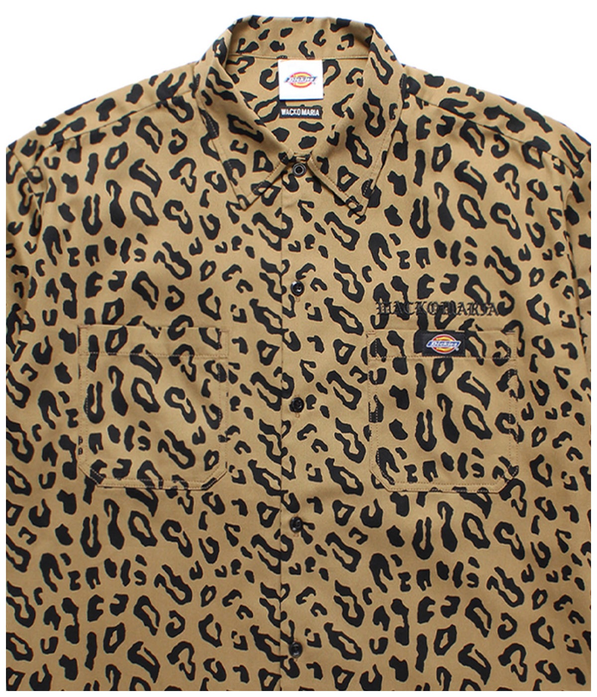 DICKIES / LEOPARD WORK SHIRT【LEOPARD】｜WACKO MARIA｜MELTING POT