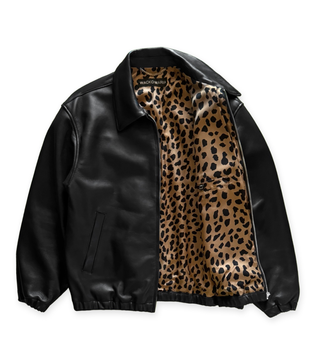 LEATHER 50'S JACKET (TYPE-2)【BLACK】