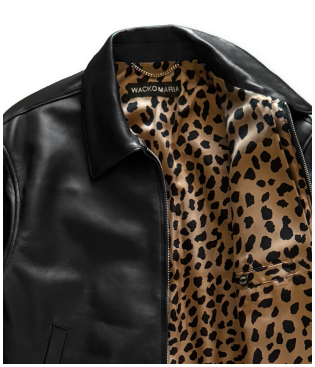 LEATHER 50'S JACKET (TYPE-2)【BLACK】