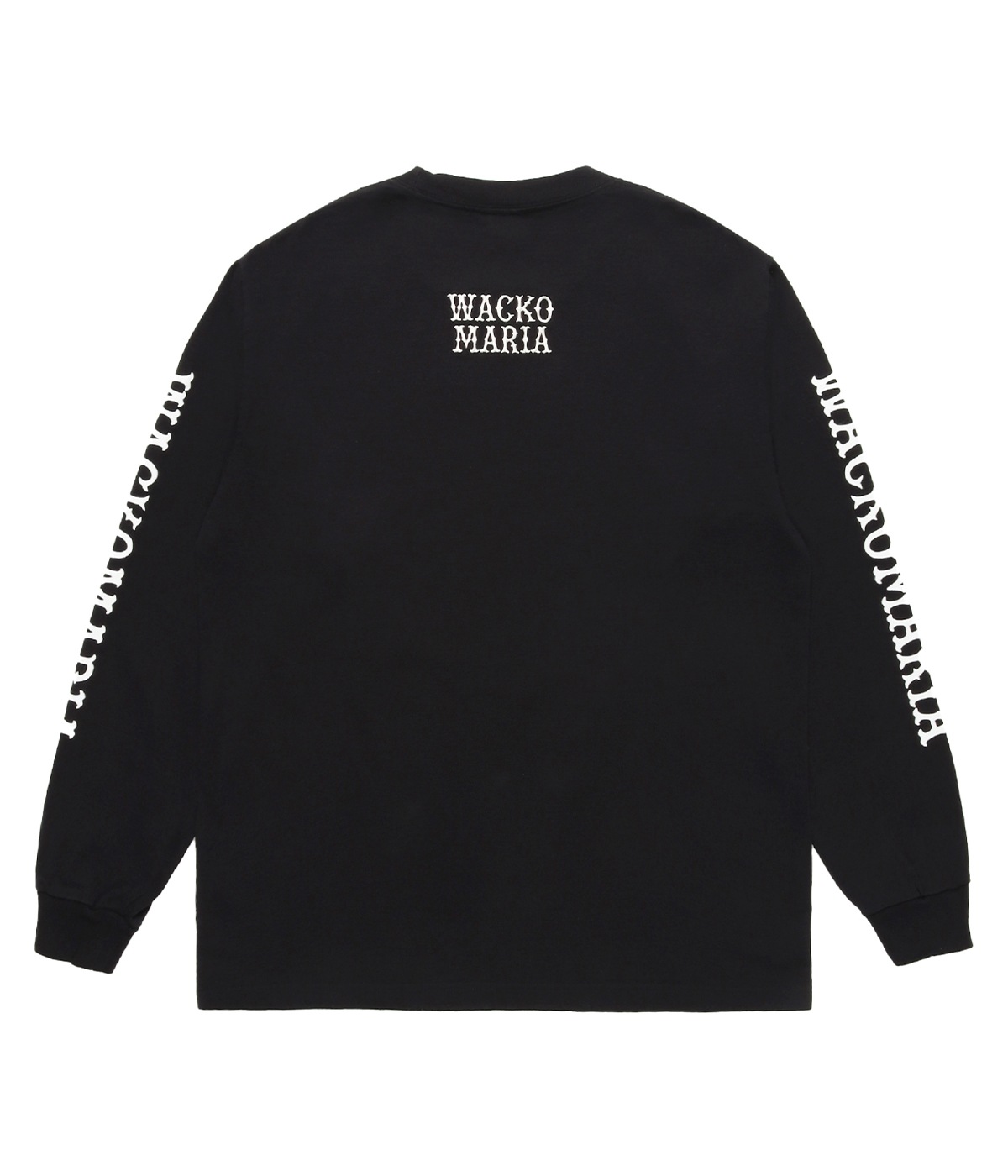 WASHED HEAVY WEIGHT LONG SLEEVE T-SHIRT (TYPE-2)【BLACK】