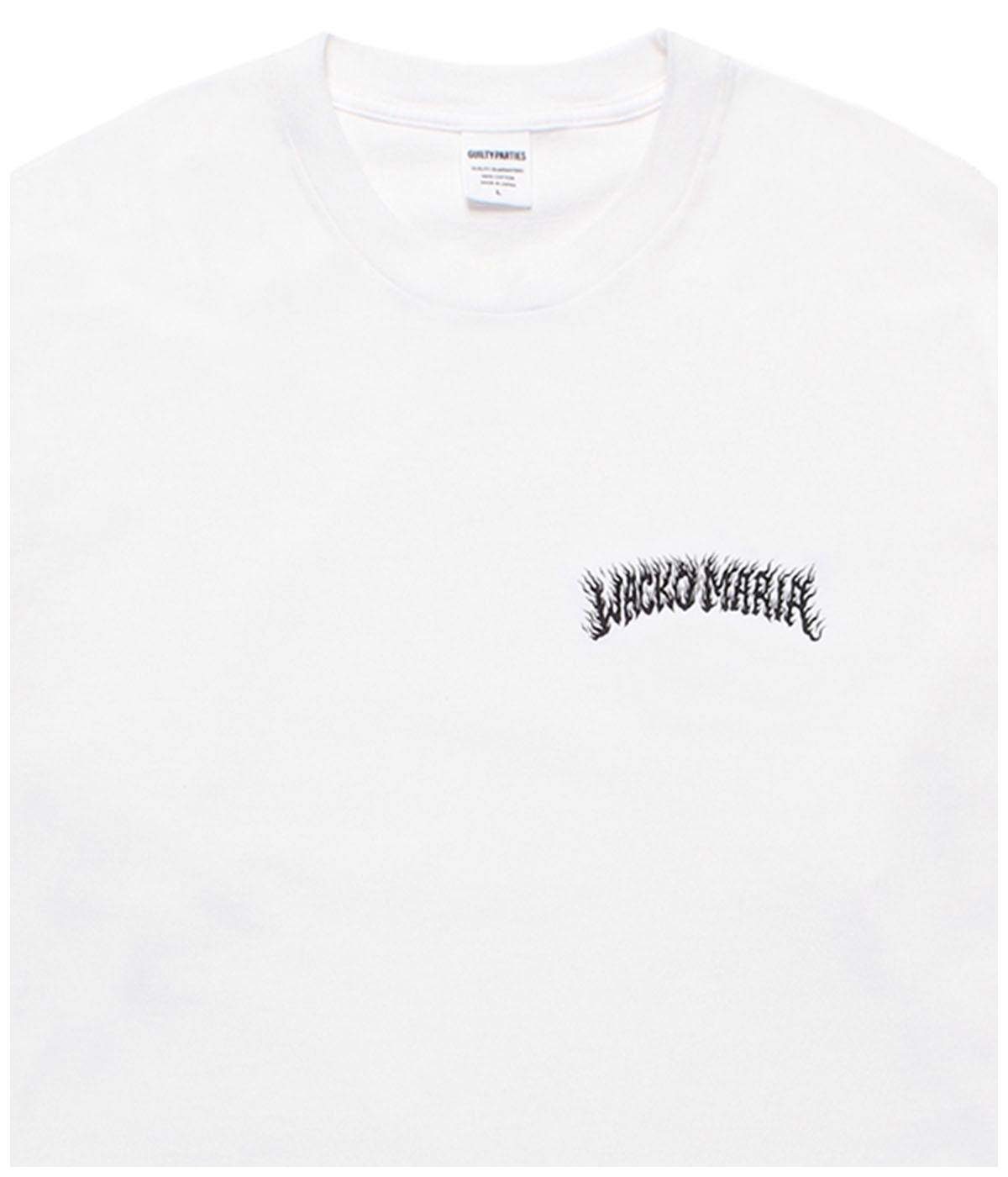 WACKO MARIA×TIM LEHI HEAVY WEIGHT ホワイト L TIM LEHI / WASHED HEAVY WEIGHT T-SHIRT (TYPE-1)【WHITE