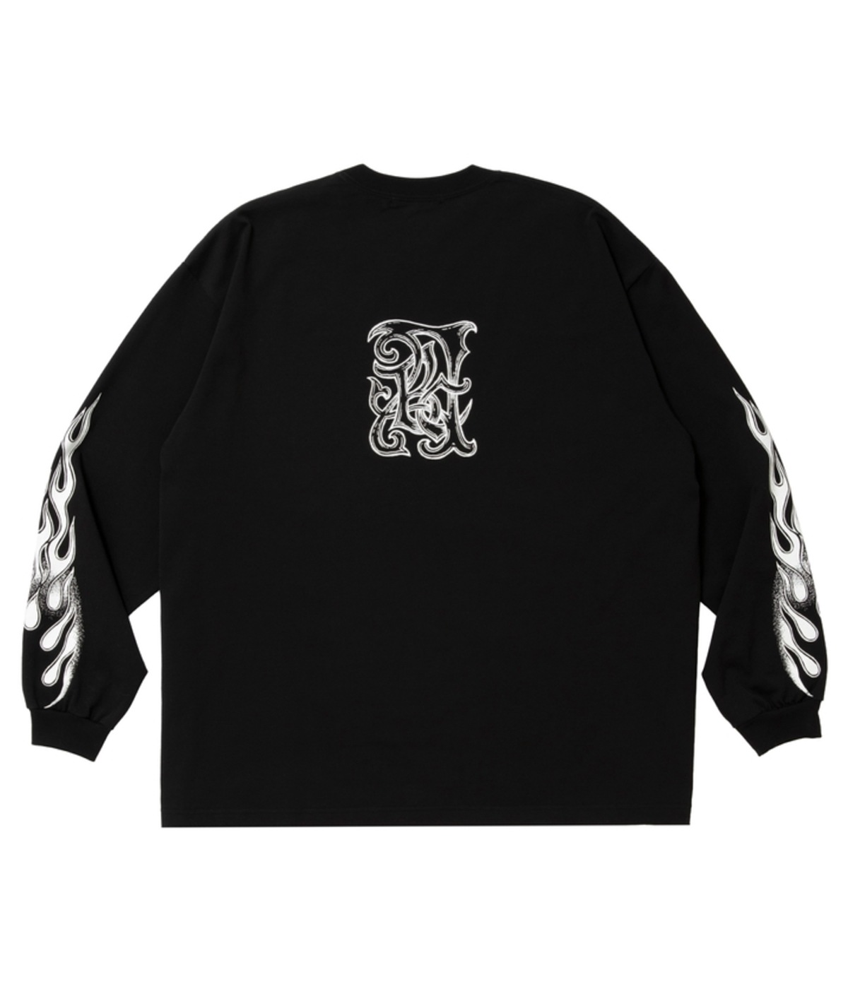 Pima Cotton L/S Tee (Reaper)【PURE BLACK】