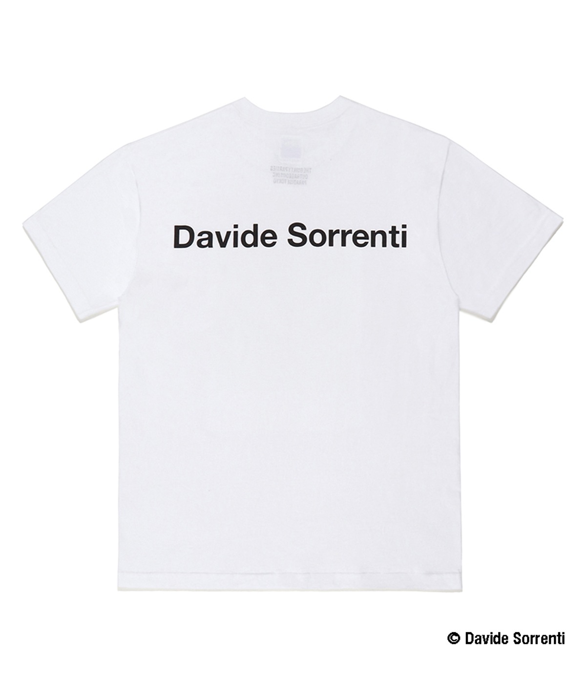 DAVIDE SORRENTI / CREW NECK T-SHIRT (TYPE-1)【WHITE】｜WACKO MARIA