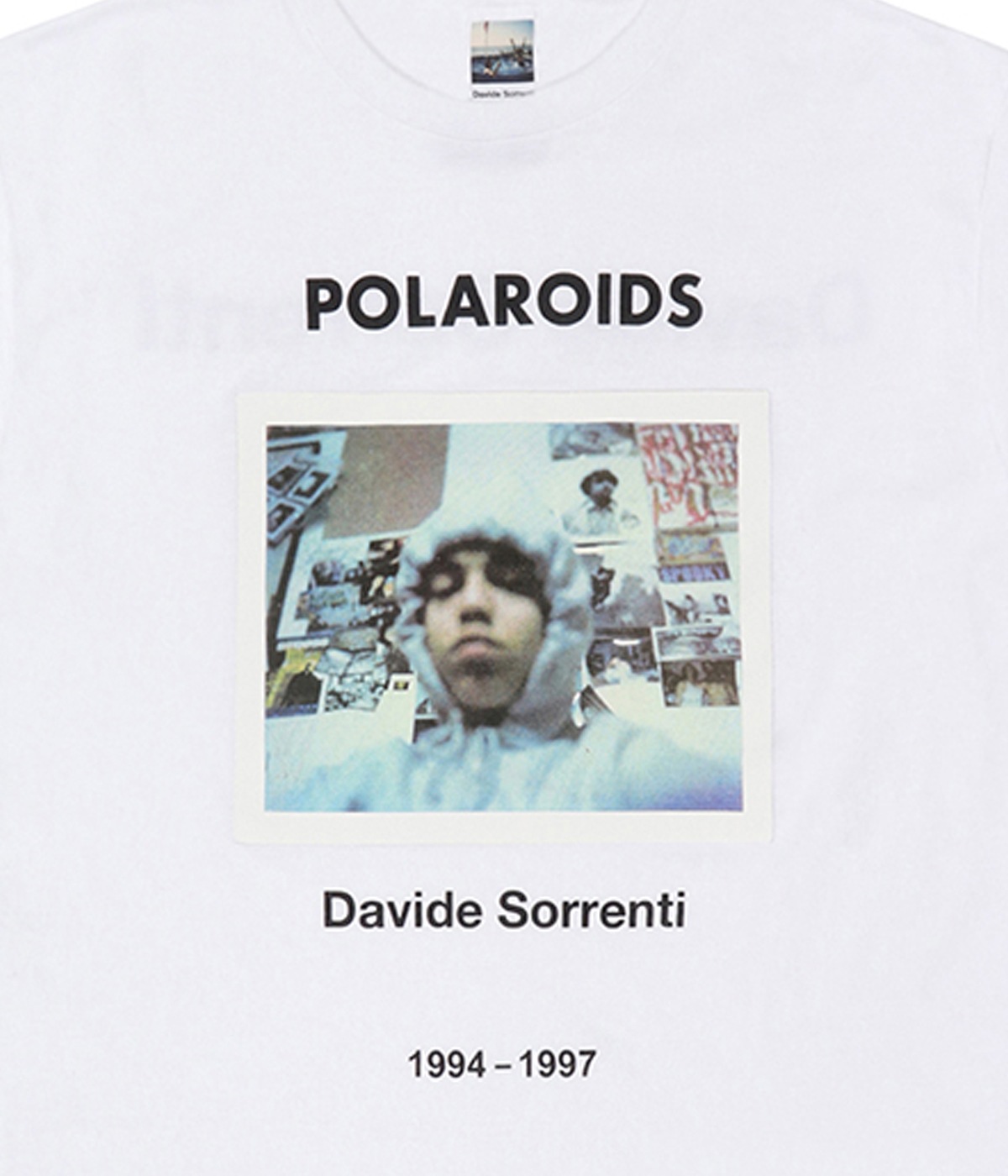 DAVIDE SORRENTI / CREW NECK T-SHIRT (TYPE-1)【WHITE】｜WACKO MARIA