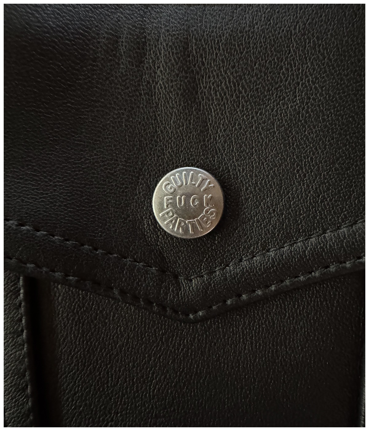 LEATHER TRUCKER JACKET (TYPE-2)【BLACK】