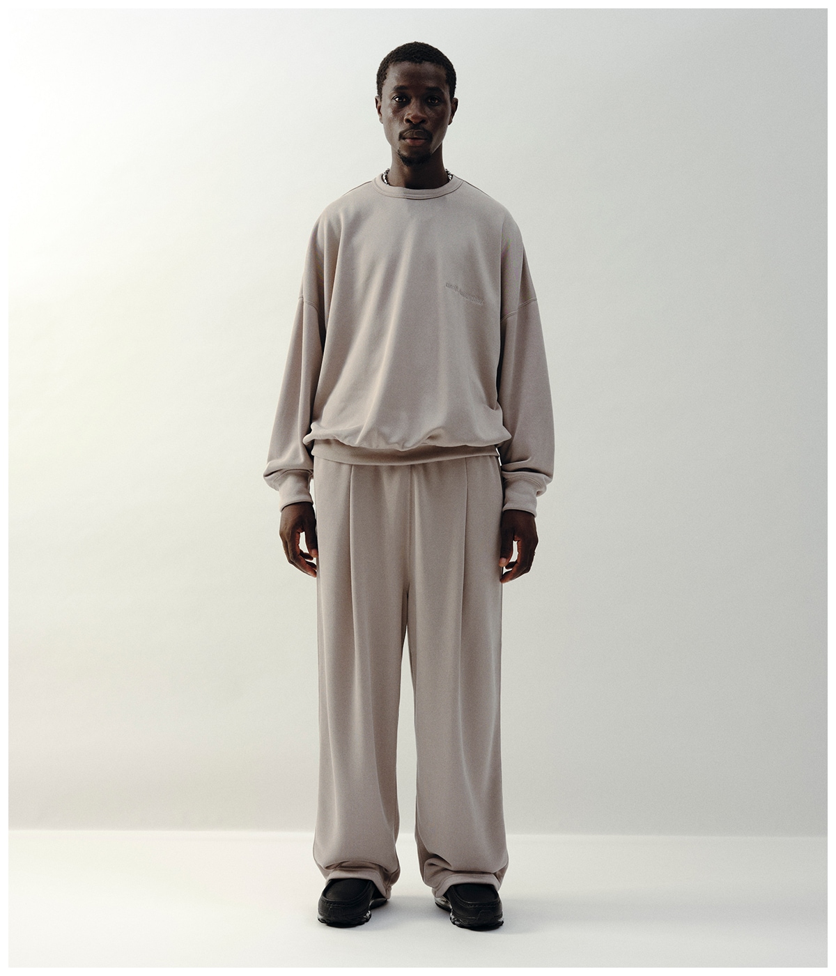 Decadent Sweat Jersey 1 Tuck Easy Pants【BLACK】｜COOTIE