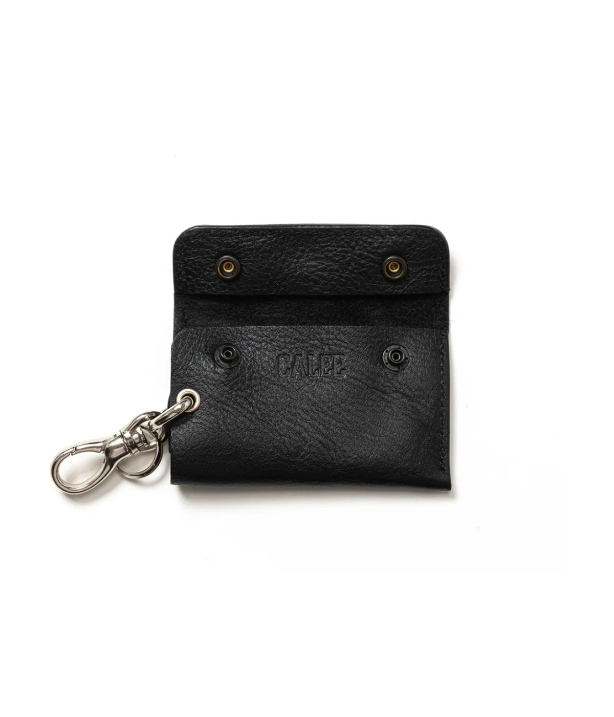 STUDS LEATHER KEY CASE【BLACK】｜CALEE｜MELTING POT（正規取扱店