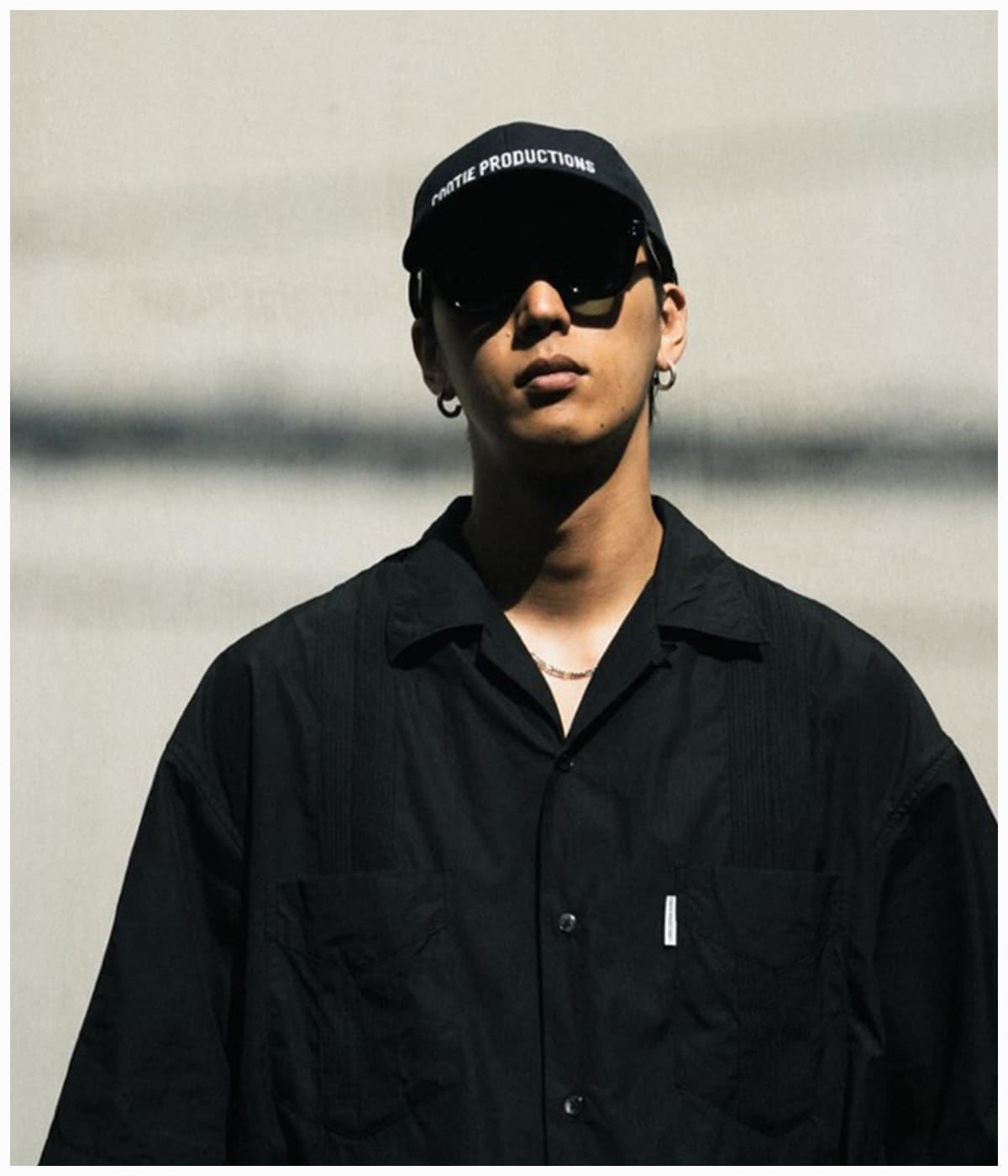 COOTIE　Dry Tech Ox 6 Panel Cap　黒×白 Dry Tech Ox 6 Panel Cap【BLACK×WHITE】｜COOTIE PRODUCTIONS