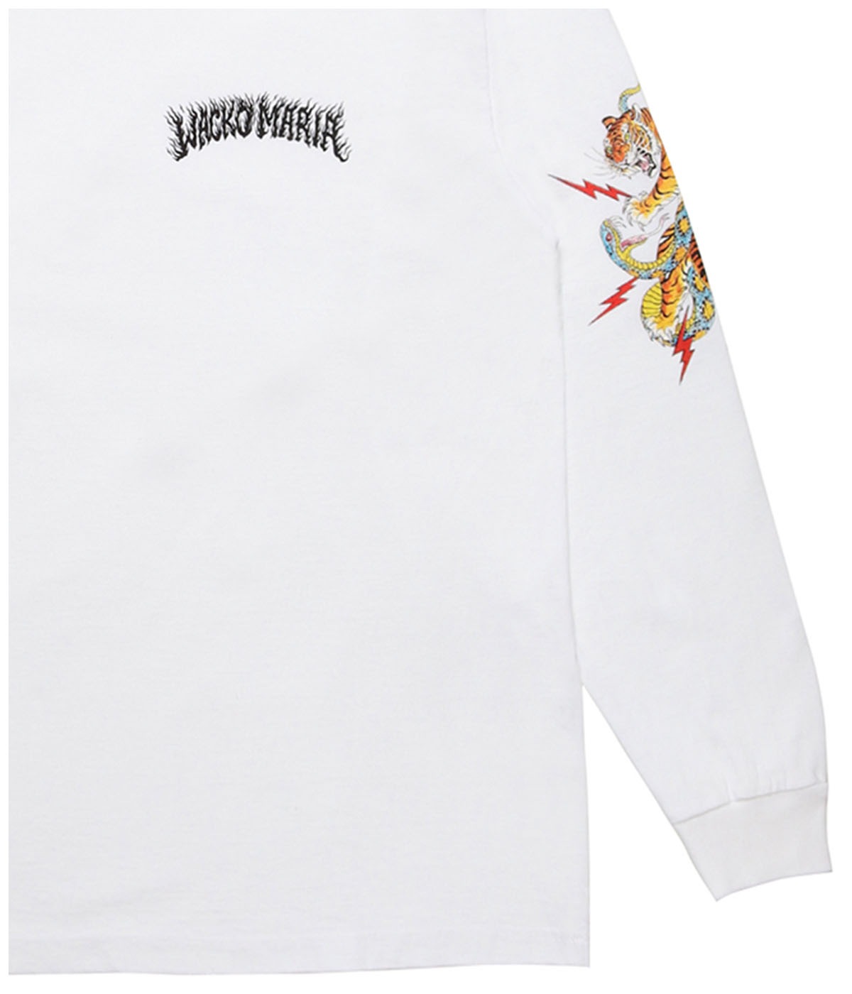 TIM LEHI / WASHED HEAVY WEIGHT LONG SLEEVE T-SHIRT (TYPE-2)【WHITE】