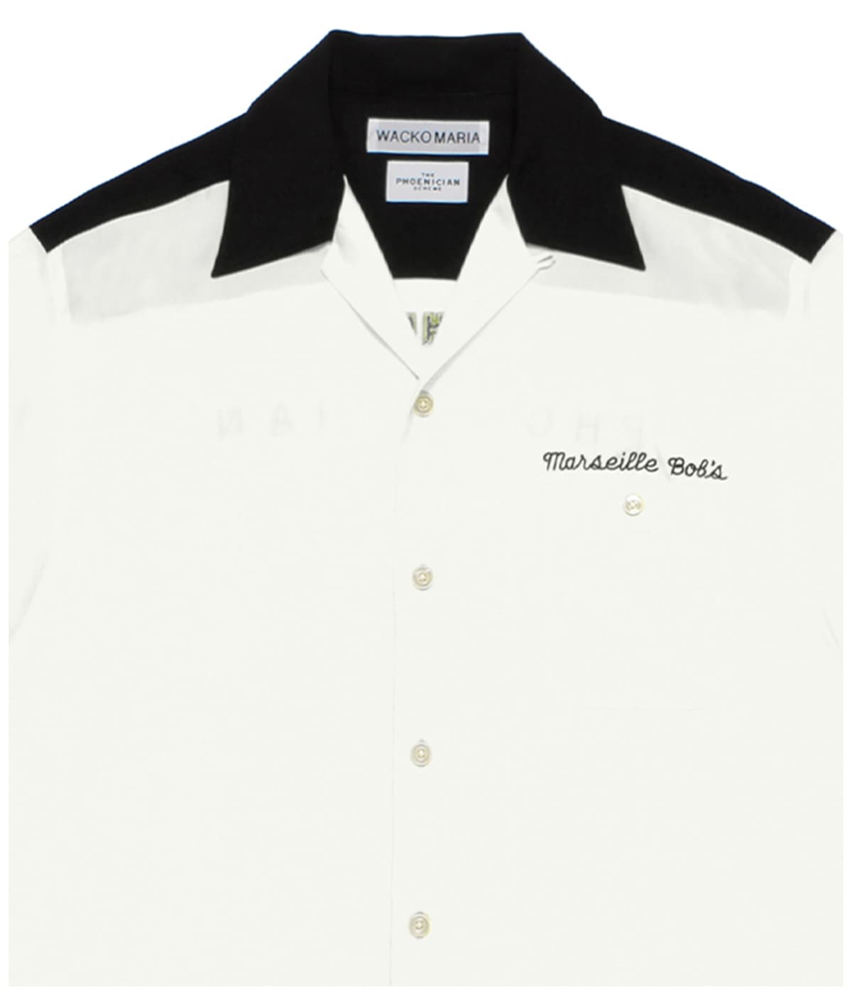 THE PHOENICIAN SCHEME / 50'S OPEN COLLAR SHIRT【WHITE】｜WACKO