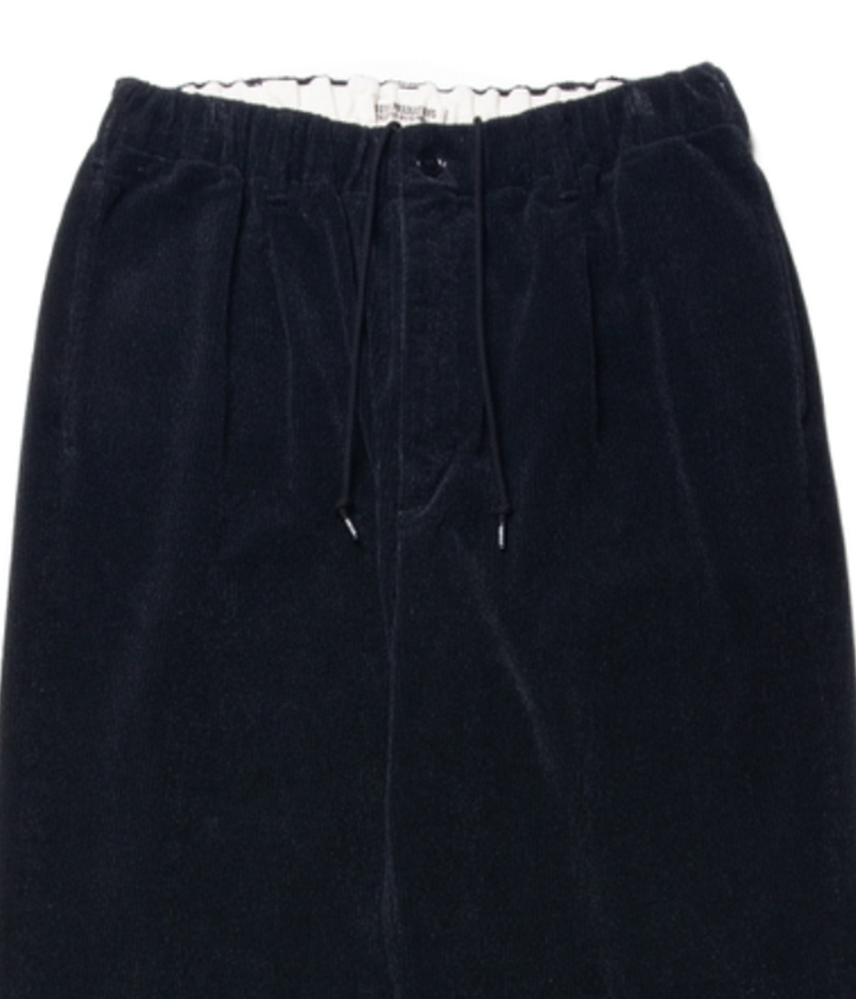 Twisted Heather Corduroy 1 Tuck Easy Pants【BLACK】｜COOTIE 
