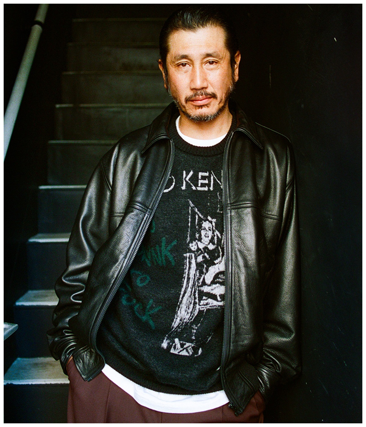 LEATHER JACKET【BLACK】