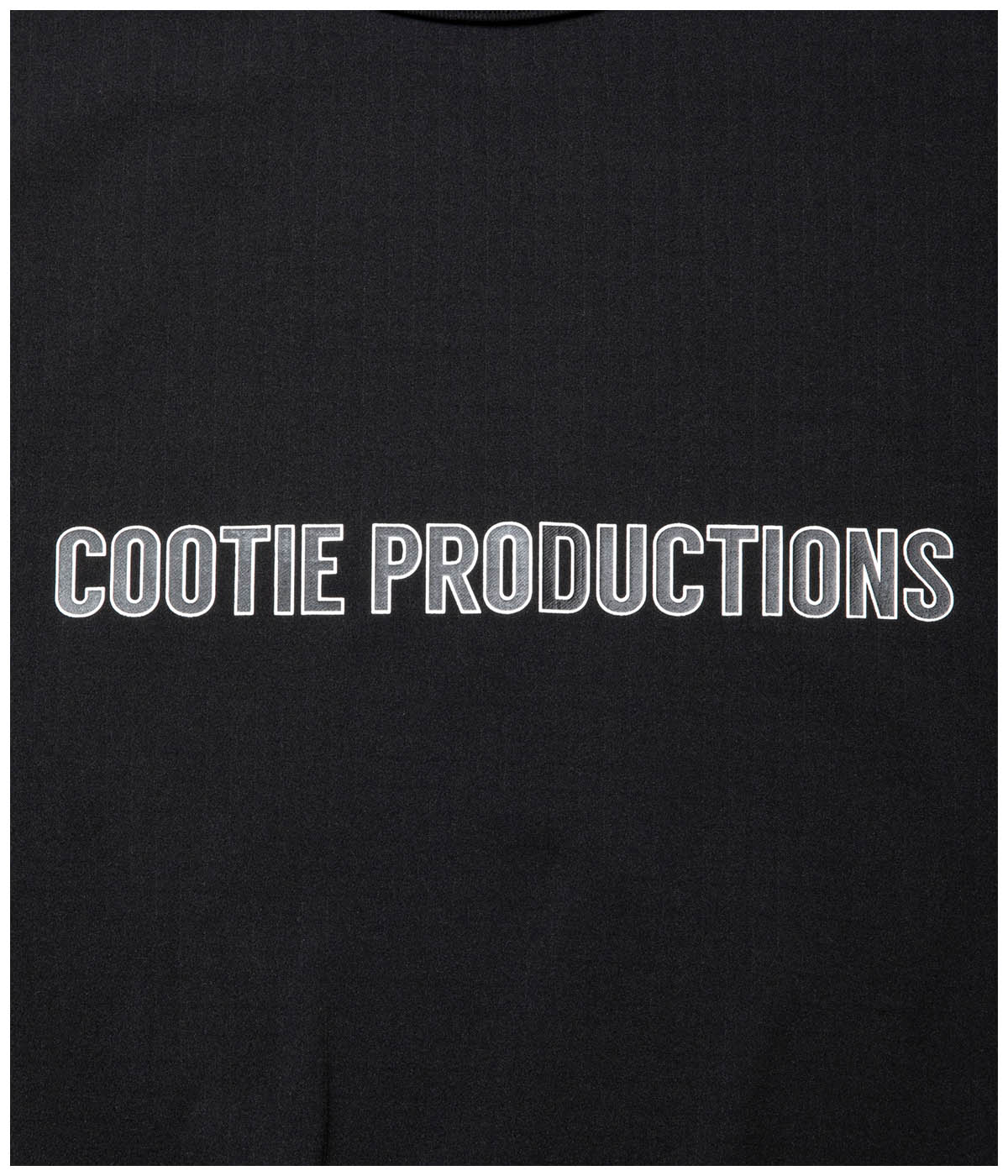Polyester Ripstop Jersey Crew【BLACK】｜COOTIE PRODUCTIONS